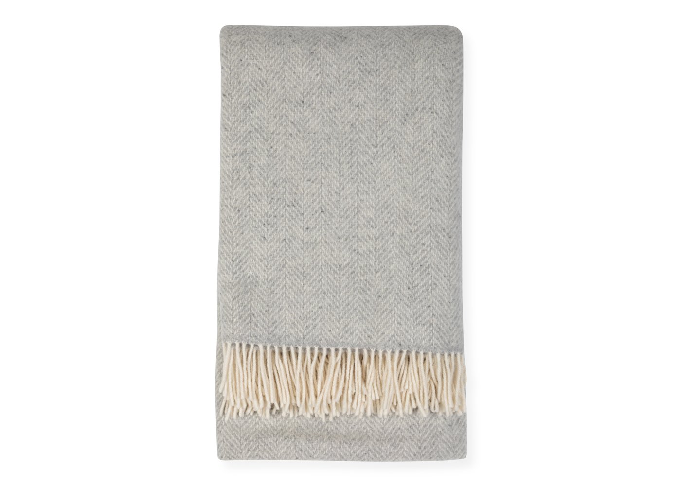 Heal's Extra Long Merino & Cashmere Throw Light Grey