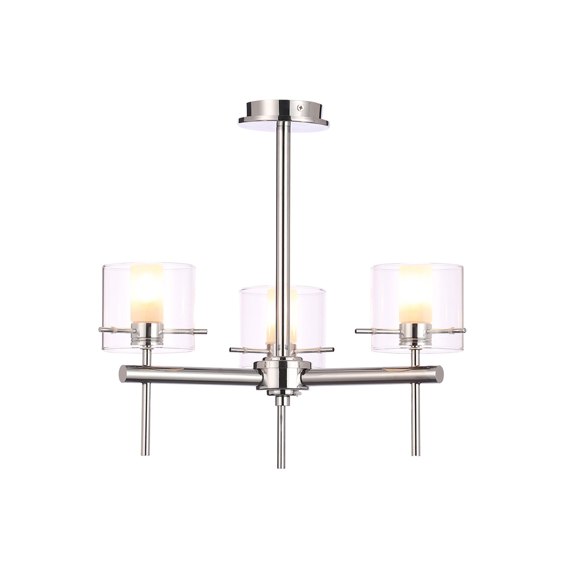 Spa Gene 2 Light Bathroom Wall Light Chrome