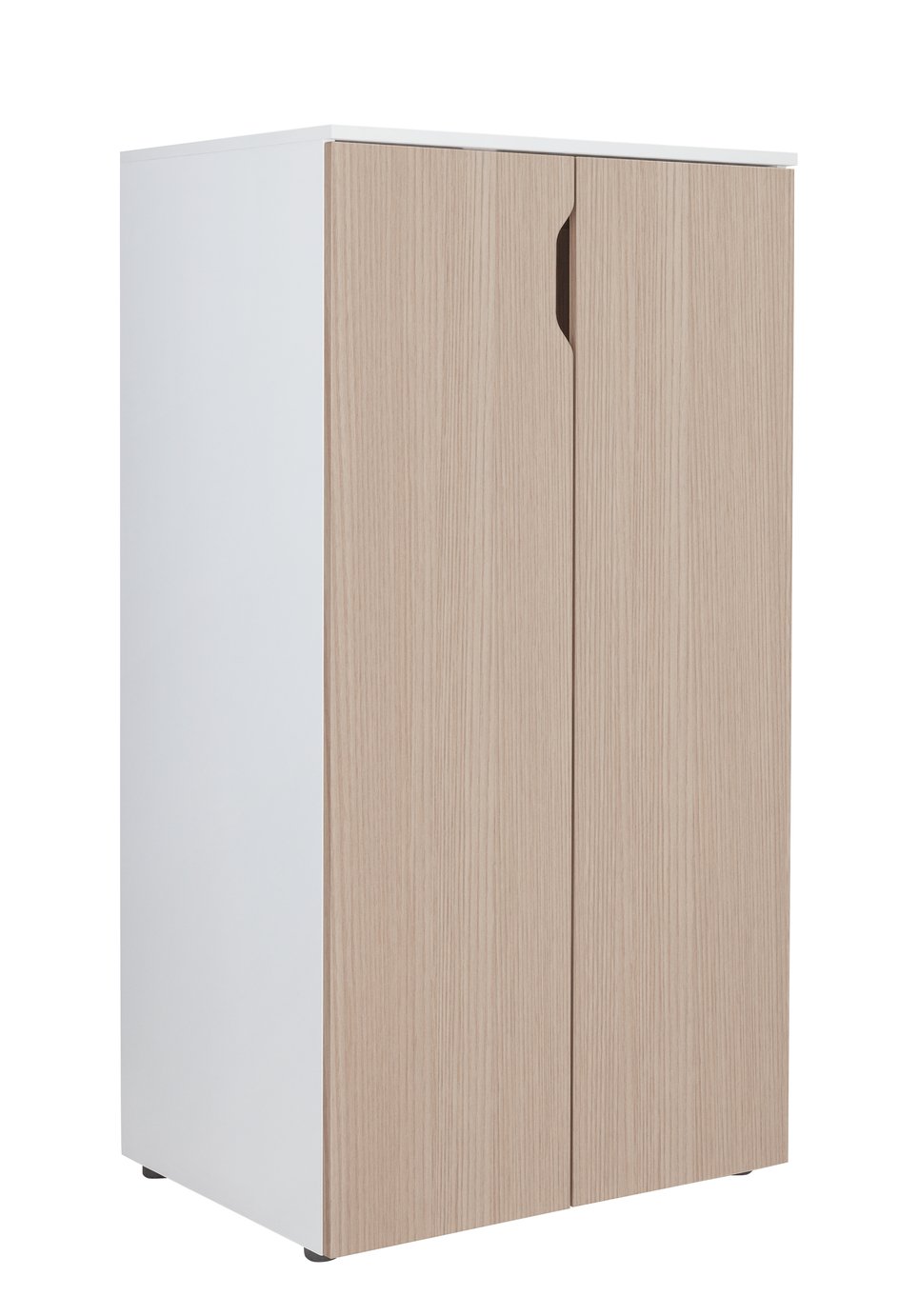 Argos Home Pod 2 Door Short Wardrobe - Acacia Effect