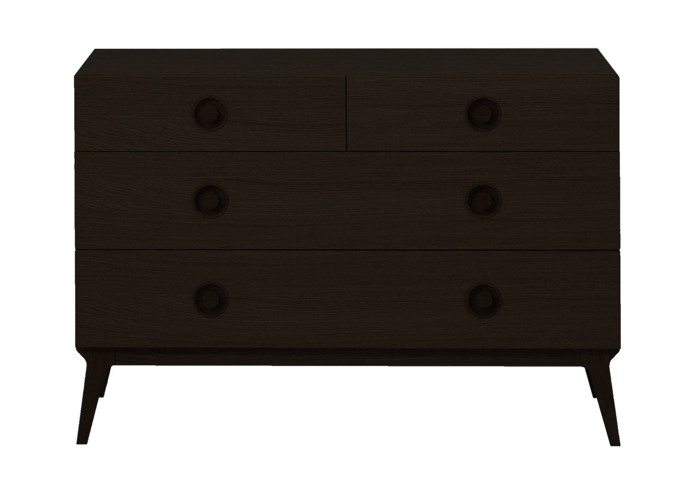 Case Valentine Chest of Drawers Black Stain
