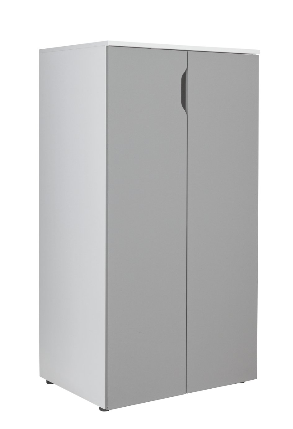 Argos Home Pod 2 Door Short Wardrobe - Grey
