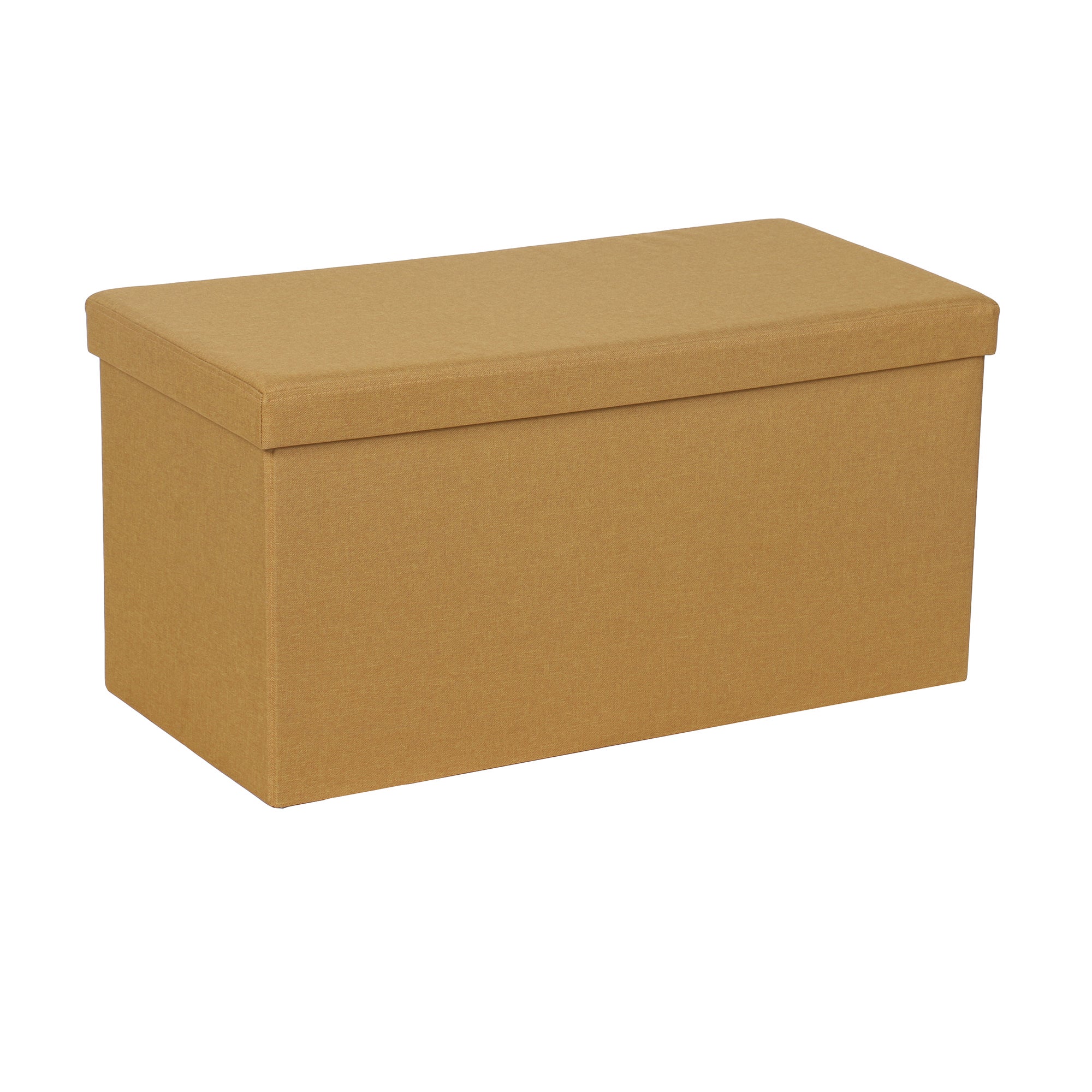 Foldable Ochre Ottoman Ochre