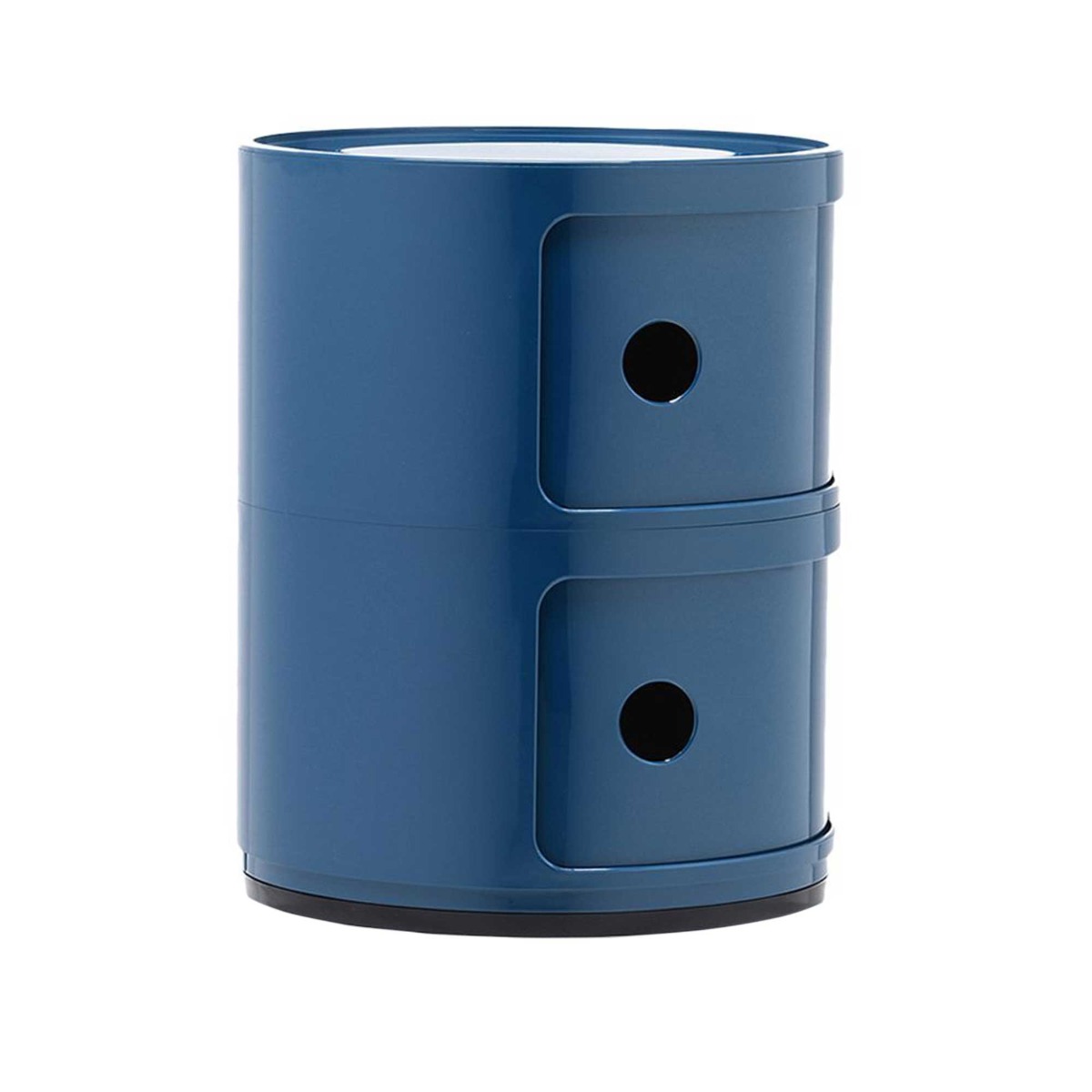 Kartell Componibili 2 Drawer Storage Unit, Blue