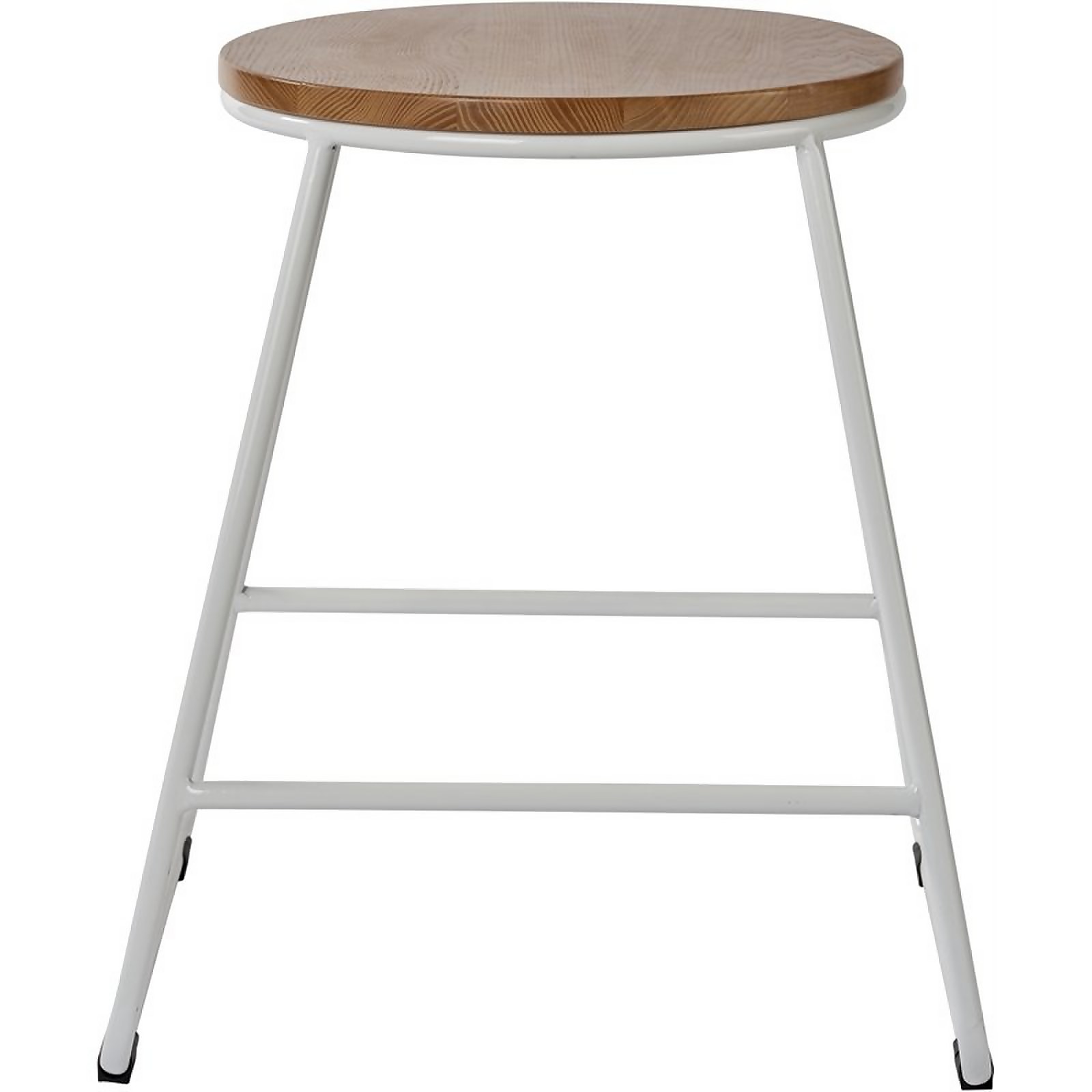 Small Bar Stool - White