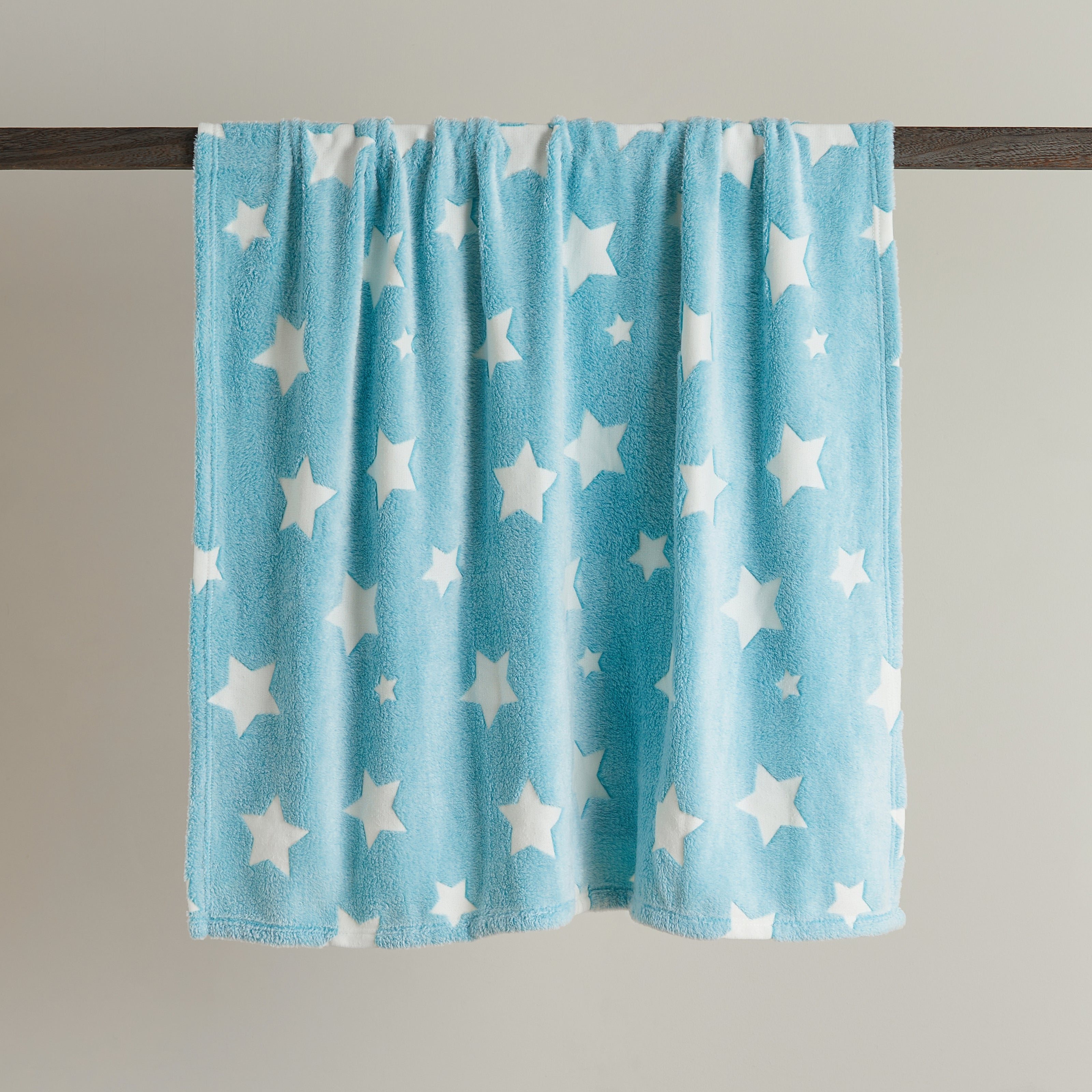 Glow In The Dark Stars Teal Blanket Teal (Green)
